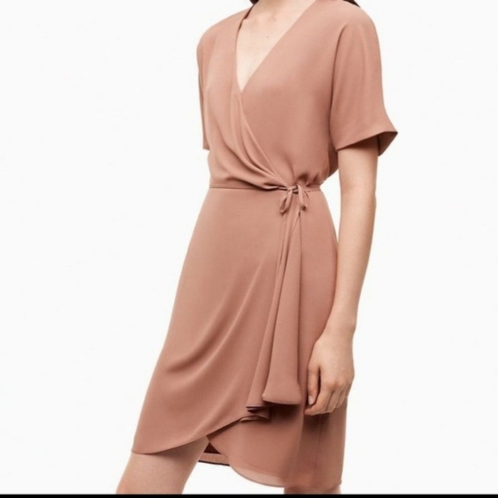 Aritzia Babaton Wallace Wrap Dress